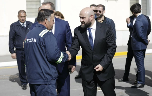 SOCAR-ın vitse-prezidentləri Çilov adasına səfər edib - FOTO