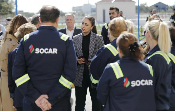 SOCAR-ın vitse-prezidentləri Çilov adasına səfər edib - FOTO