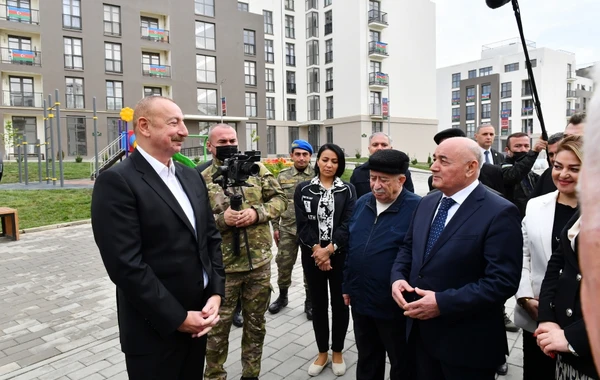 Президент Ильхам Алиев встретился с переселившимися в Физули жителями - ОБНОВЛЕНО + ФОТО