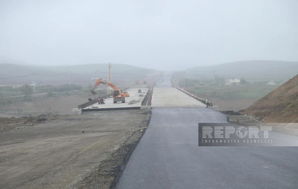 Ağdam-Füzuli avtomobil yolunun tikintisi ilə bağlı son vəziyyət açıqlanıb - FOTO