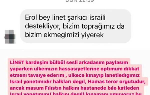 Türkiyənin israiləsilli məşhur müğənnisi HƏMAS-a "Qatil" dedi - Etirazla qarşılandı - FOTO