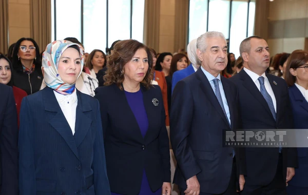 Azərbaycan Qadınlarının VI Qurultayı keçirilib, qətnamə qəbul olunub - FOTO - YENİLƏNİB