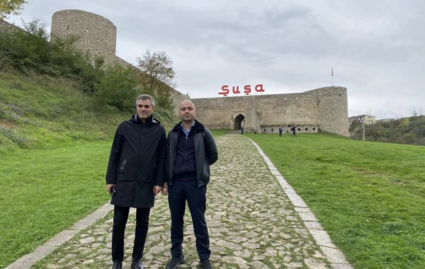 Türkiyə Böyük Millət Məclisinin nümayəndə heyəti Şuşada olub - FOTO