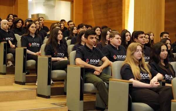 “SOCAR Könüllüləri” qrupuna 100 tələbənin qəbul olunması ilə əlaqədar tədbir keçirilib - FOTO