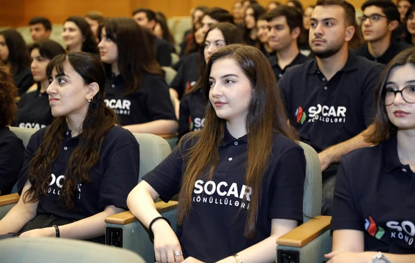 “SOCAR Könüllüləri” qrupuna 100 tələbənin qəbul olunması ilə əlaqədar tədbir keçirilib - FOTO