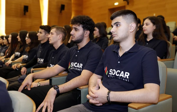 “SOCAR Könüllüləri” qrupuna 100 tələbənin qəbul olunması ilə əlaqədar tədbir keçirilib - FOTO
