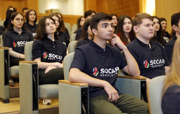 “SOCAR Könüllüləri” qrupuna 100 tələbənin qəbul olunması ilə əlaqədar tədbir keçirilib - FOTO