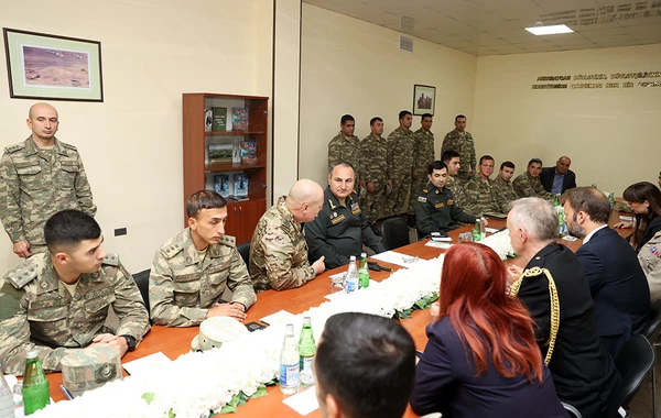 Состоялись штабные переговоры между министерствами обороны Азербайджана и Великобритании - ФОТО