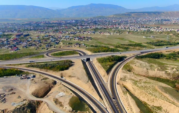Azərbaycanın ilk pullu yolundan - FOTOLAR