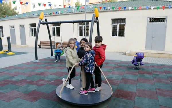 Leyla Əliyevanın iştirakı ilə növbəti “Bizim həyət”in açılışı olub - FOTO