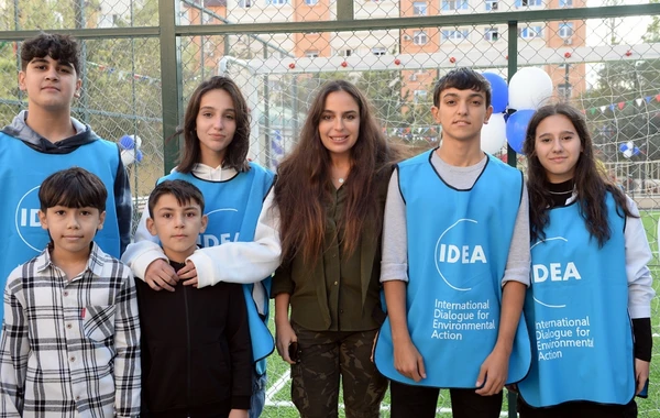 Leyla Əliyevanın iştirakı ilə növbəti “Bizim həyət”in açılışı olub - FOTO