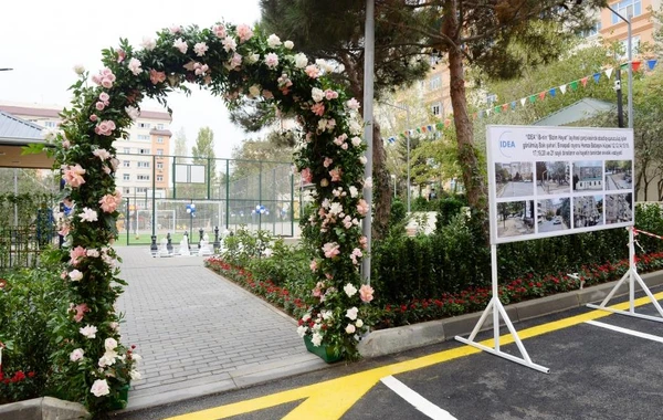 Leyla Əliyevanın iştirakı ilə növbəti “Bizim həyət”in açılışı olub - FOTO
