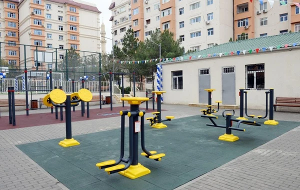 Leyla Əliyevanın iştirakı ilə növbəti “Bizim həyət”in açılışı olub - FOTO