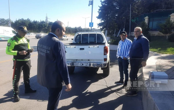 "Təmiz hava" aylığı çərçivəsində bu gün 20-yə yaxın sürücü məsuliyyətə cəlb olunub - FOTO