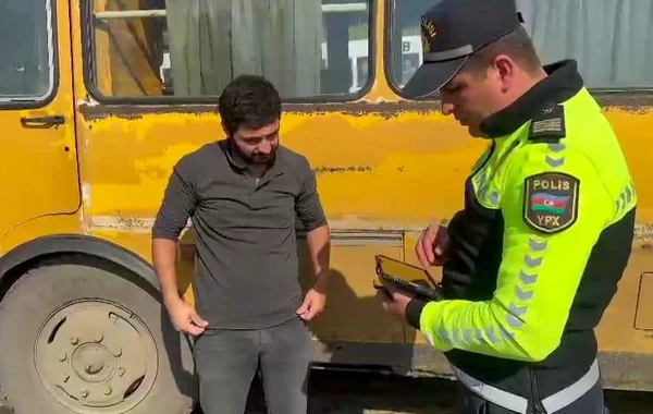 Kobud qayda pozan sürücülər CƏRİMƏLƏNDİ - FOTO