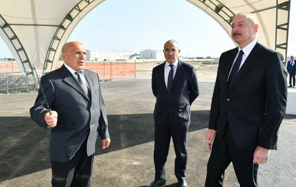 Prezident İlham Əliyev Sumqayıtda bir sıra müəssisələrin açılışında və təməlqoyma mərasimlərində iştirak edib - FOTO