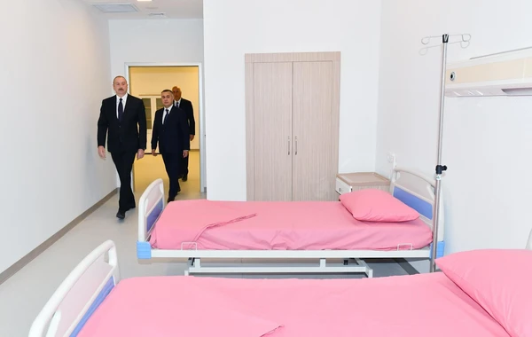İlham Əliyev 2 saylı Sumqayıt Şəhər Xəstəxanasının yeni binasının açılışında iştirak edib - FOTO