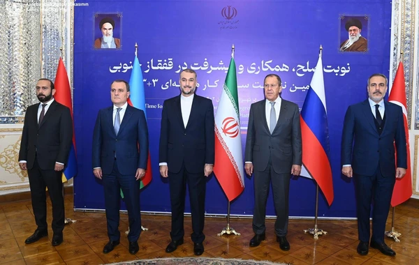Ceyhun Bayramov Tehranda bəyanatla çıxış edib: "Regional əməkdaşlıq zəruridir" - FOTO