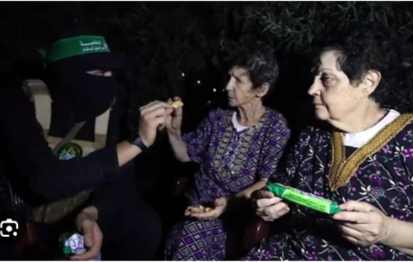 "HƏMAS"ın girovluqdan azad etdiyi YAŞLI QADINLARIN GÖRÜNTÜLƏRİ - FOTO/VİDEO