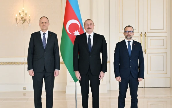 Президент принял верительные грамоты новоназначенного посла Швейцарии в Азербайджане - ОБНОВЛЕНО + ФОТО
