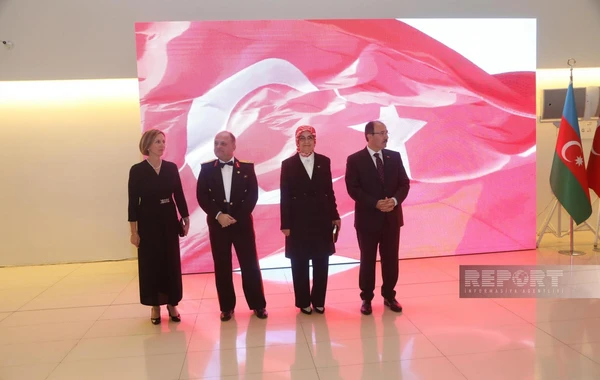 Bakıda Türkiyə Cümhuriyyətinin elan edilməsinin 100 ili münasibətilə rəsmi ziyafət verilib - YENİLƏNİB - FOTO
