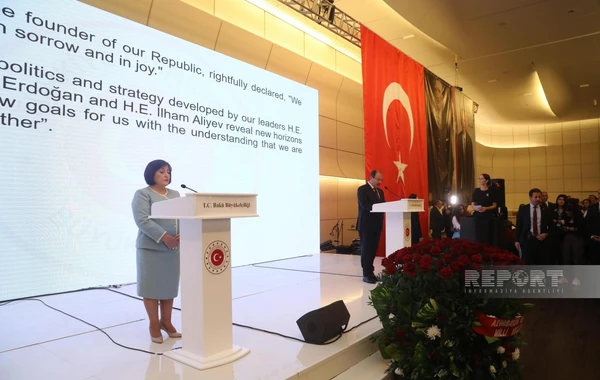 Bakıda Türkiyə Cümhuriyyətinin elan edilməsinin 100 ili münasibətilə rəsmi ziyafət verilib - YENİLƏNİB - FOTO