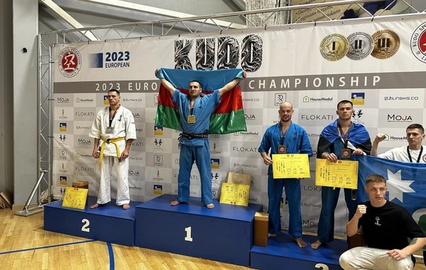 Azərbaycan karateçiləri Avropa çempionatında 3 qızıl və 1 gümüş qazanıblar - FOTO