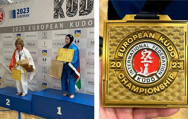 Azərbaycan karateçiləri Avropa çempionatında 3 qızıl və 1 gümüş qazanıblar - FOTO