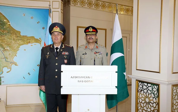 Azərbaycan ilə Pakistan arasında hərbi əməkdaşlıq məsələləri müzakirə edilib - FOTO/VİDEO