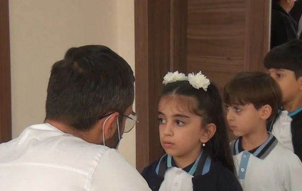 Məktəb və məktəbəqədər müəssisələrində uşaqların kütləvi dispanserizasiyasına başlanılıb - FOTO