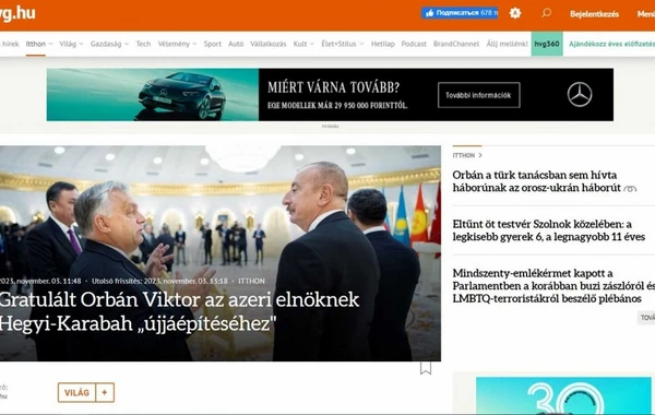 Dünya mediası Türk Dövlətləri Təşkilatının Astanadakı yubiley Zirvə görüşünə geniş yer ayırıb - FOTO
