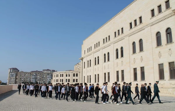 Dövlət Sərhəd Xidməti Akademiyasına ekskursiyaları təşkil edilib - FOTO