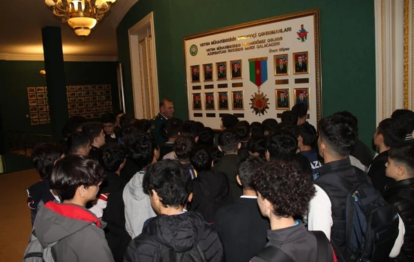 Dövlət Sərhəd Xidməti Akademiyasına ekskursiyaları təşkil edilib - FOTO