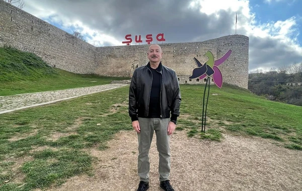 Mehriban Əliyeva Şuşadan fotolar paylaşıb - FOTO