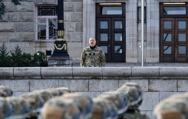 Президент Ильхам Алиев выступил на параде Победы в Ханкенди - ОБНОВЛЕНО + ВИДЕО