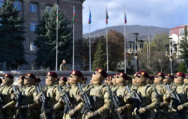 Президент Ильхам Алиев выступил на параде Победы в Ханкенди - ОБНОВЛЕНО + ВИДЕО
