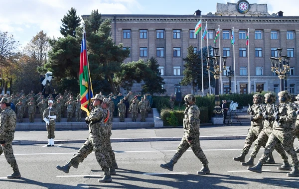 Президент Ильхам Алиев выступил на параде Победы в Ханкенди - ОБНОВЛЕНО + ВИДЕО