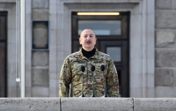 Президент Ильхам Алиев выступил на параде Победы в Ханкенди - ОБНОВЛЕНО + ВИДЕО