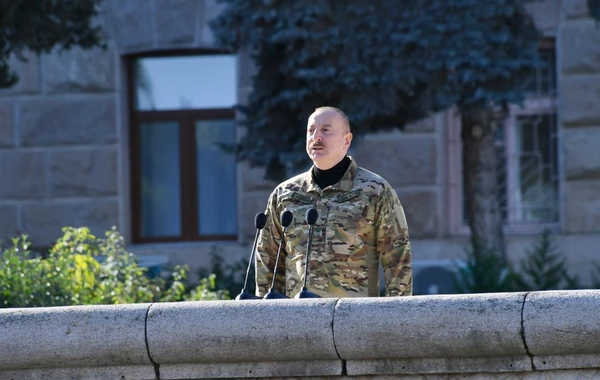 Президент Ильхам Алиев выступил на параде Победы в Ханкенди - ОБНОВЛЕНО + ВИДЕО