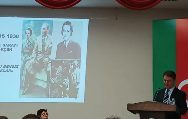 Atatürk Ankaradakı Şuşa Konqres Mərkəzində anılıb - FOTO