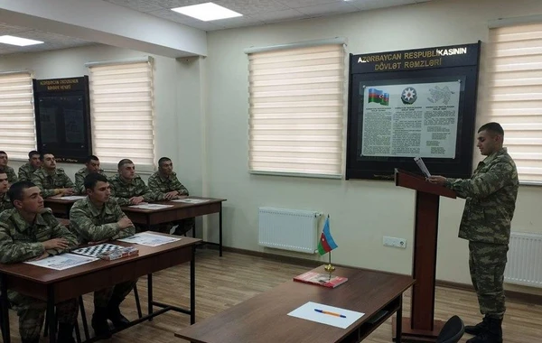 Azərbaycan Ordusunda Konstitusiya Günü münasibətilə silsilə tədbirlər keçirilib - FOTO