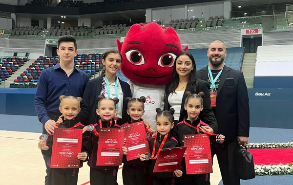 Bədii gimnastika üzrə 2-ci beynəlxalq "Ocaq kuboku" təşkil edildi - FOTO
