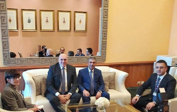 Zakir Həsənov italiyalı həmkarı ilə görüşüb - FOTO