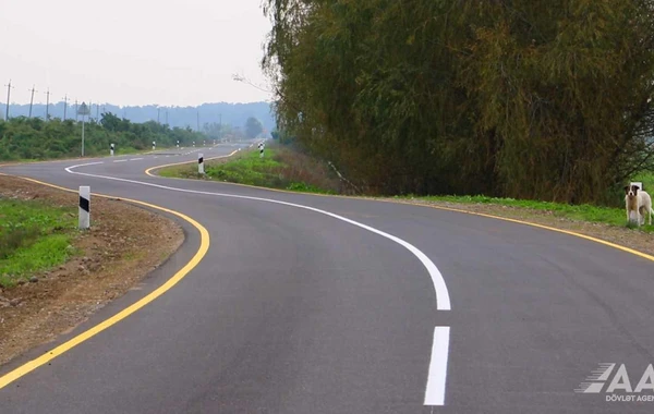 Masallıda 51 min əhalinin istifadə etdiyi yollar yenidən qurulub - FOTO/VİDEO