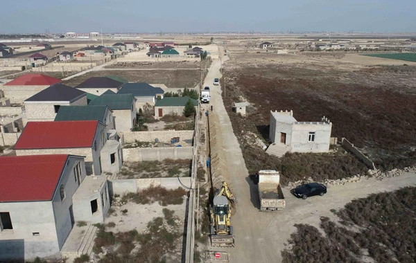 Bakının bu qəsəbəsində içməli su təchizatı yaxşılaşdırılır - FOTO