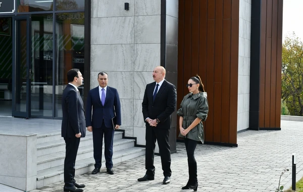 İlham Əliyev və Mehriban Əliyeva İsmayıllıda “DOST EVİ”nin açılışında iştirak ediblər - FOTO - YENİLƏNİB