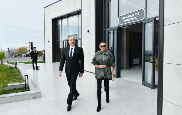 İlham Əliyev və Mehriban Əliyeva İsmayıllıda “DOST EVİ”nin açılışında iştirak ediblər - FOTO - YENİLƏNİB