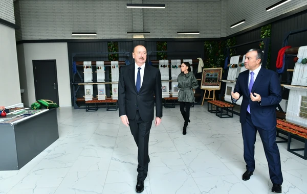 İlham Əliyev və Mehriban Əliyeva İsmayıllıda “DOST EVİ”nin açılışında iştirak ediblər - FOTO - YENİLƏNİB