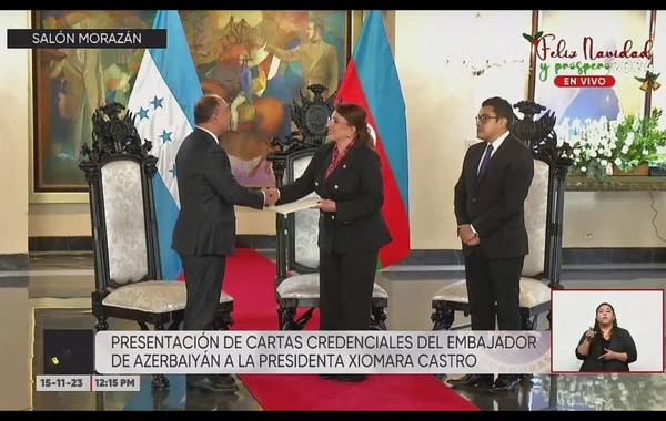 Honduras Prezidenti Azərbaycan səfirinin etimadnaməsini qəbul edib - FOTO