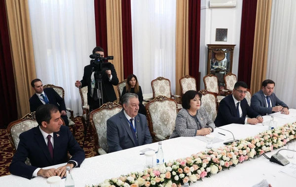 Sahibə Qafarova Valentina Matviyenko ilə ikitərəfli və çoxtərəfli formatlarda əməkdaşlığı müzakirə edib - FOTO